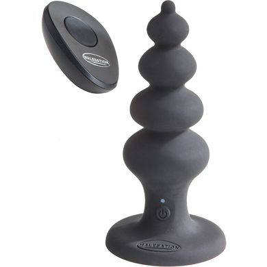 15,3 x 5,2 cm Malesation Waist Plug Vibe 2.0 black
