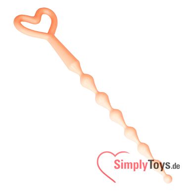 Love Beads Analstab rosa, 31 cm, D: 5-25 mm