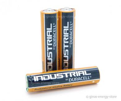 50 x Duracell industrial AAA Micro MN2400 IN2400 LR03 Procell Nachfolger