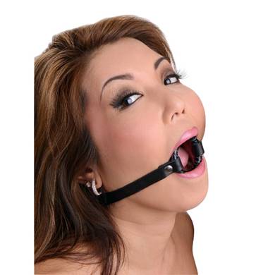 Mundstck aus Leder mit Genussring