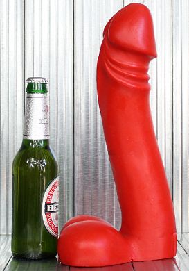 31 x 7 cm Dildo Blake red