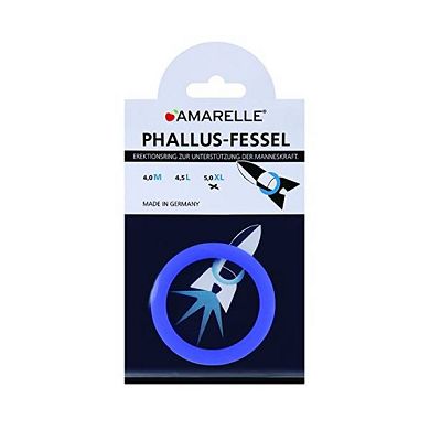 Condomi Phallus Fessel Penisring 5.0 cm blau