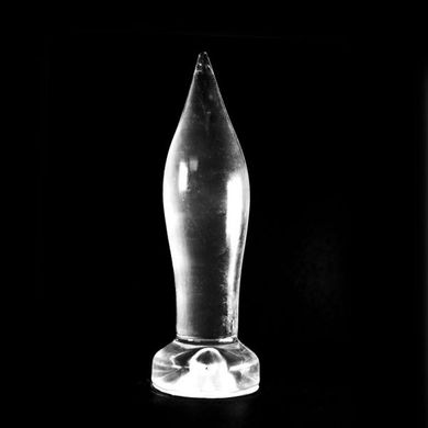Buttplug lange Kerze transparent 18,5 x 6 cm