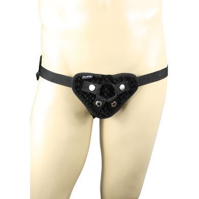 Diamond Velvet Strap-On Corset