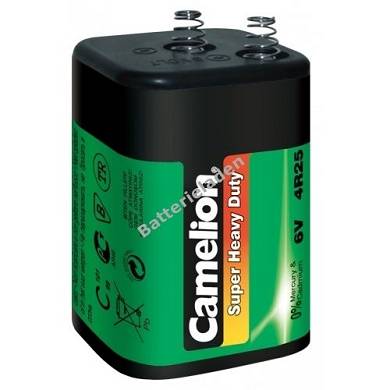 Laternenbatterie Camelion 4R25 6V-Block 6V 11000mAh Zink-Kohle Schwarz