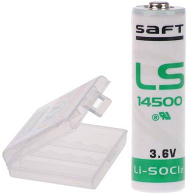 1x Saft Lithium 3,6V Batterie LS 14500 - AA - LS14500 Li-SOCl2 3,6 V Lithium