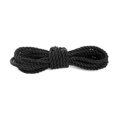 5mm x4m Linen Hemp Rope, Black
