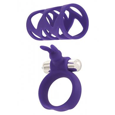 TOYJOY - "Tickler Bunny" Ring Set - in Violett