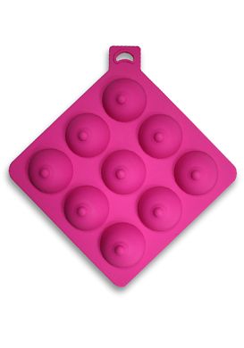 Eiswrfelform Sexy Cooler Breasts pink Silikon