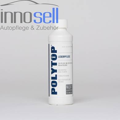 Polytop Lederpflege Profi Lederreiniger, cremig, mit Lanolin - 500 ml