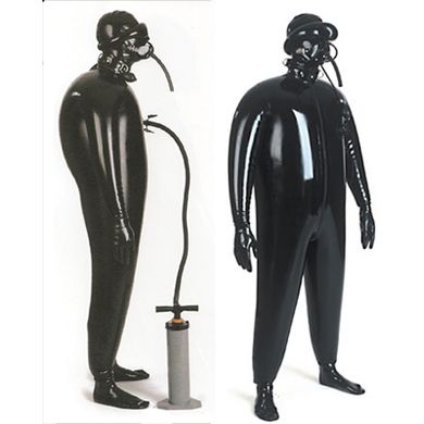 Latex Ganzanzug - aufblasbar