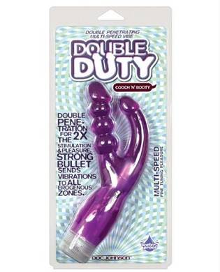 Double Duty Vibrator Purple