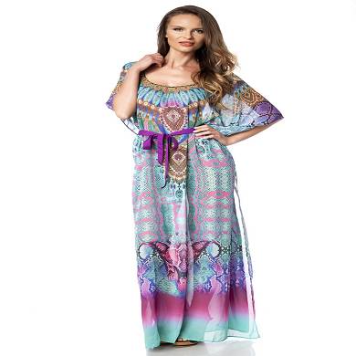 Kaftan mit Strass