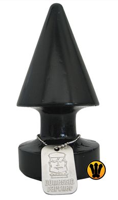 15 x 6 cm Domestic Partner MINI CRACK ATTACK black Plug