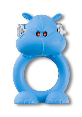 Shots Toys Beasty Toys Hippo Penisring blue