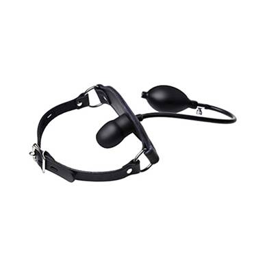 Silencer Inflatable Locking Silicone Penis Gag