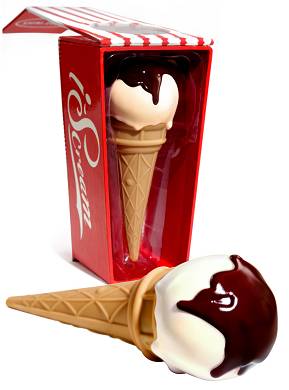 Massagestab in Eiswaffelform
