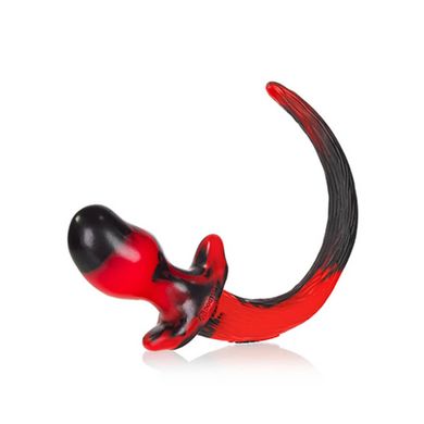 Oxballs Buttplug BULLDOG Puppy Tail LARGE Red / Black