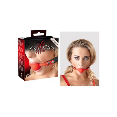 You2Toys BAD KITTY Knebel Silikon rot