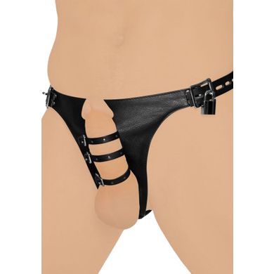 STRICT - Leather Harness with 3 Penile Straps