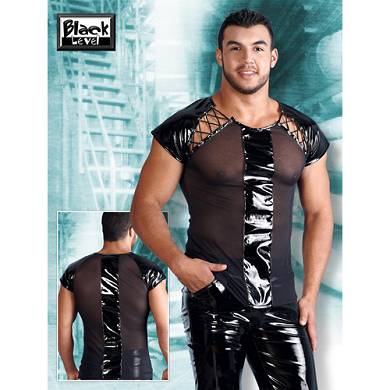 Herren Lack Shirt