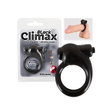 Cockring Black Climax mit Vibration Silikon