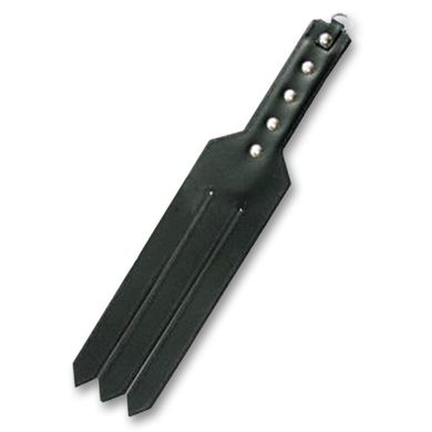 HardcoreDeLuxe - Leather Paddle Three Lines black 41 cm