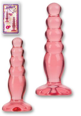 Doc Johnson Crystal Jellies Anal Kit pink