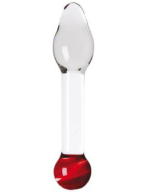 GLASSVIBRATIONS Glasdildo Red Ball
