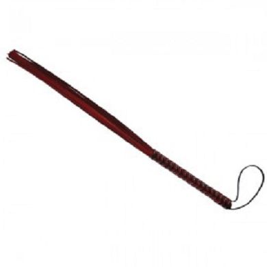 Peitsche aus robustem Leder Rot