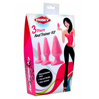 Analplug in Pink Set mit 3 Teilen ? verpackt