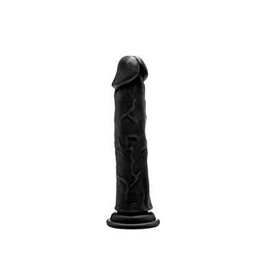 RealRock by Shots Realistic Cock - 9 inch - Dildo mit Saugfuß - schwarz - circa 235 