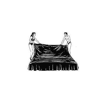 Latex Bettlaken 180 x 250 cm