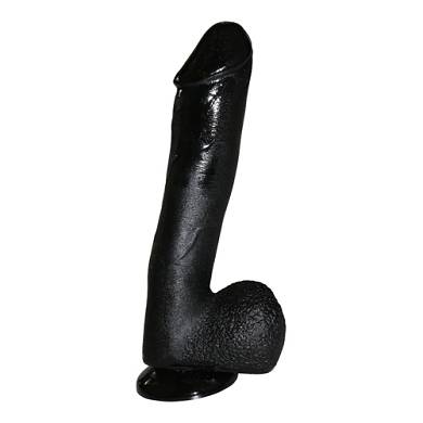 Mighty Midnight 10 Inch Zoll Dildo with Suction Cup