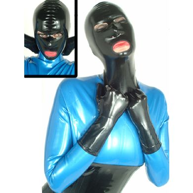 Latex Maske - Augen, Nase und Mund offen
