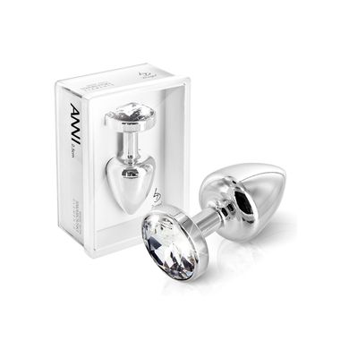 6 x 2,5 cm ANNI by Diogol Round T1 Buttplug Crystal silver
