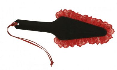 Leder Klatsche mit Roter Spitze