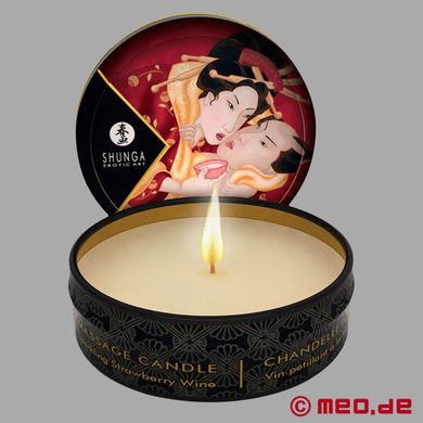 Massagekerze Shunga - Erdbeere