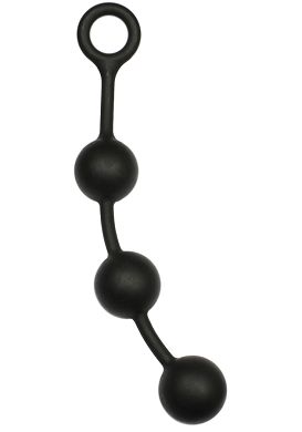 36 x 6 cm Analkugeln Giant Balls black