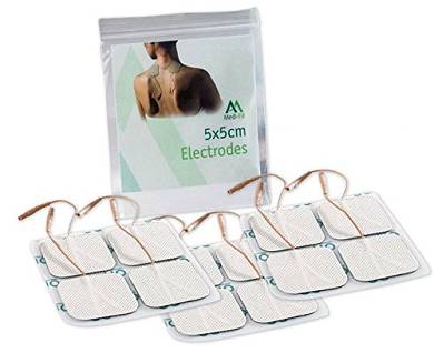 Med- Fit TENS / EMS Elektroden - 12 Pads - 3 Packungen - höchste Qualität 5 x 5