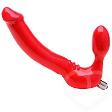 Tantus vibrierender Doppeldildo aus Silikon - Feeldoe More - 19 cm