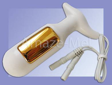Analsonde Vaginalsonde PR-01G, vergoldet, für Reizstromgerät / Tens
