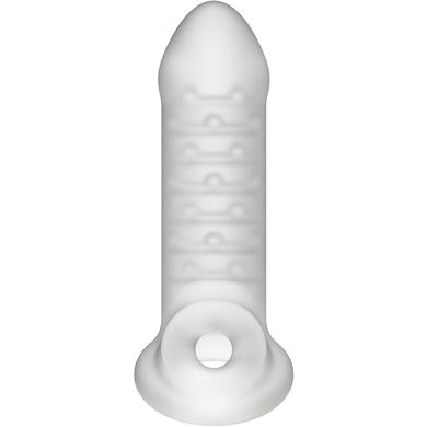 KINK by Doc Johnson - Jacked Up Extender with Ball Strap 15 cm thin frosted