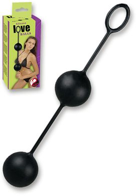 Liebeskugeln - Silicone Love Balls Black