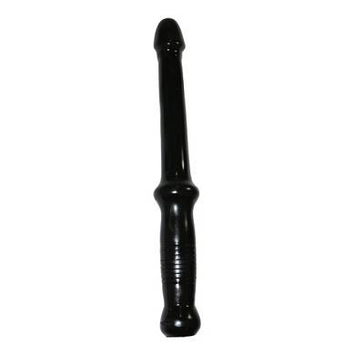 Analdildo Wand in Schwarz