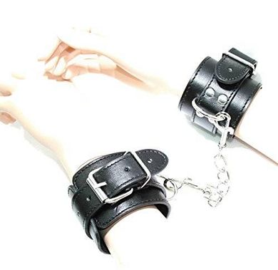 jowiha Lederhandschellen mit Karabiner Handschellen aus Leder