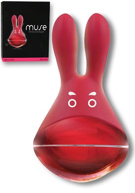 Luxus-Auflege-Vibrator MUSE red