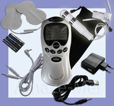 NEU REIZSTROMGERÄT JOB + VAGINALSONDE PR04 + E-CLIPSE Inkontinenz TENS REIZSTROM