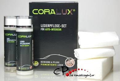 CORALUX Lederpflege-Set fr Autoleder Lederreiniger + Ledercreme je 200 ml