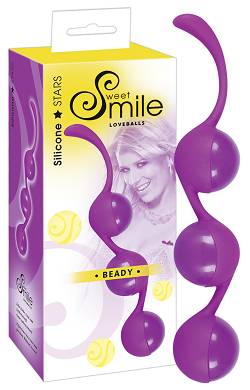 Liebeskugeln Tri Ball Smile Silicone Stars